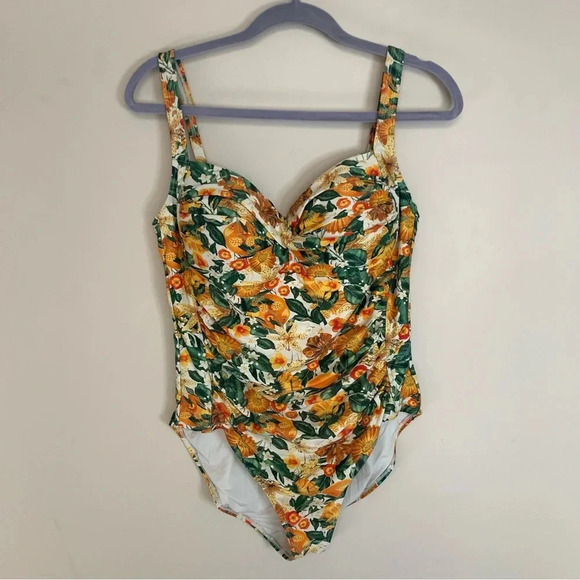 Niptuck Other - Niptuck Orange Brown One Piece Bathing Suit 12